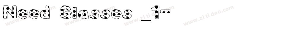 Need Glasses _1字体转换